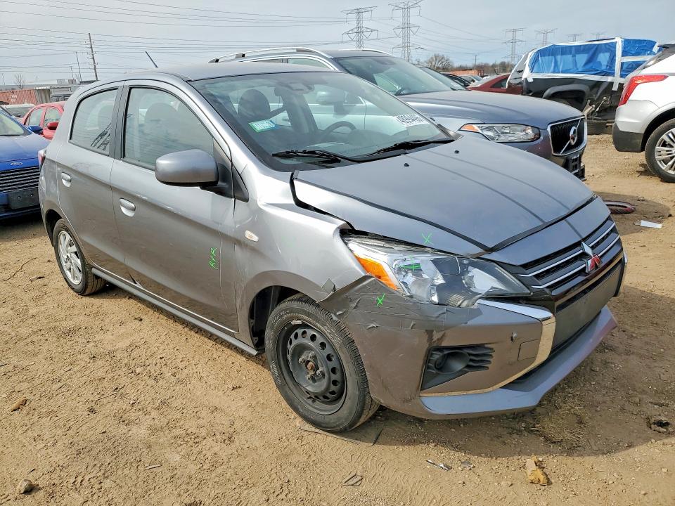 48994496 :رقم المزاد ، ML32AUHJXMH012144 vin ، 2021 Mitsubishi Mirage مزاد بيع