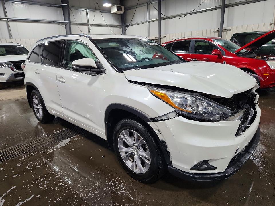 50738736 :رقم المزاد ، 5TDJKRFH8FS161251 vin ، 2015 Toyota Highlander مزاد بيع