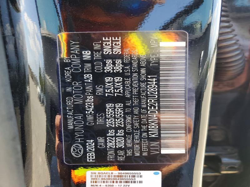 52027666 :رقم المزاد ، KM8KN4DE2RU289441 vin ، 2024 Hyundai Ioniq 5 مزاد بيع