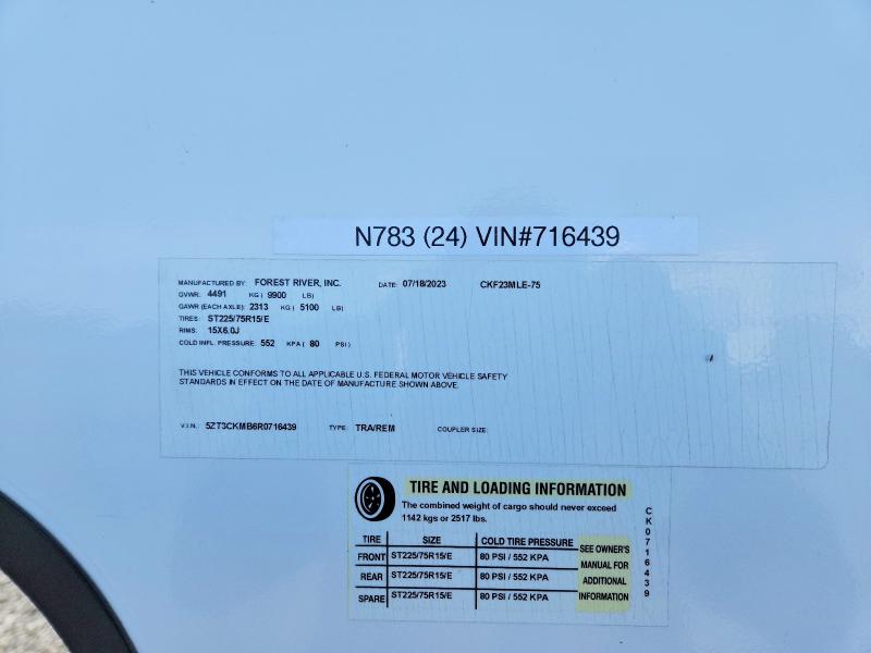 Продаж на аукціоні авто 2024 Frrv Trailer, vin: 5ZT3CKMB6R0716439, номер лоту: 50790446