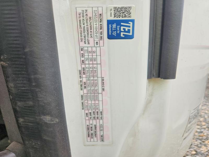 49609126 :رقم المزاد ، 1XPBD49X4SD729472 vin ، 2025 Other Automobile 579 مزاد بيع