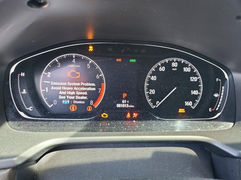 2019 Honda Accord მანქანა იყიდება აუქციონზე, vin: 1HGCV1F43KA129251, აუქციონის ნომერი: 49073496