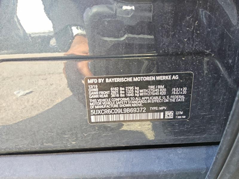 2020 Bmw X5 მანქანა იყიდება აუქციონზე, vin: 5UXCR6C09L9B69372, აუქციონის ნომერი: 49479046