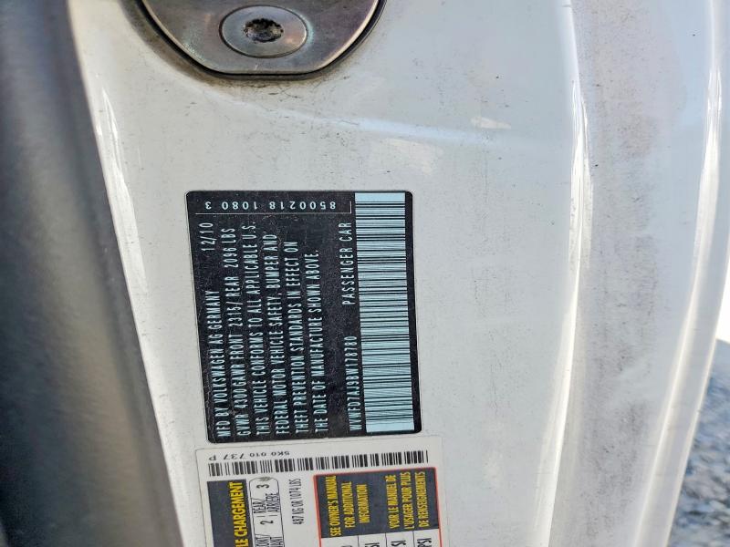 51039146 :رقم المزاد ، WVWFD7AJ9BW178780 vin ، 2011 Volkswagen Gti مزاد بيع