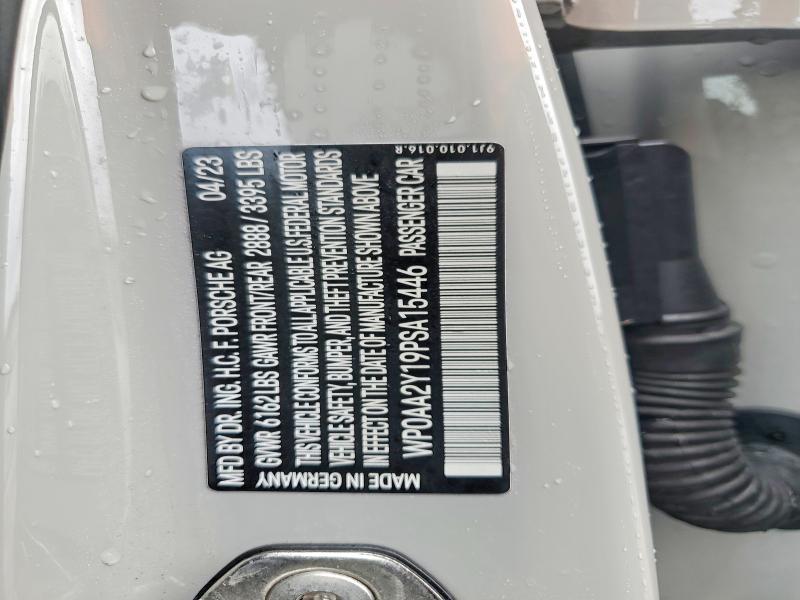 Продаж на аукціоні авто 2023 Porsche Taycan, vin: WP0AA2Y19PSA15446, номер лоту: 48624716