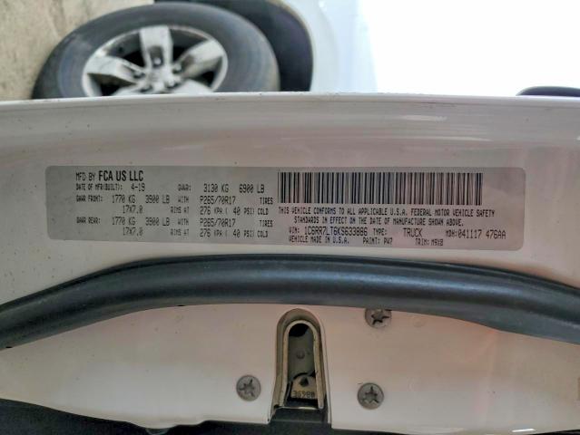Auction sale of the 2019 Ram 1500 Classic, vin: 1C6RR7LT6KS633886, lot number: 48069136
