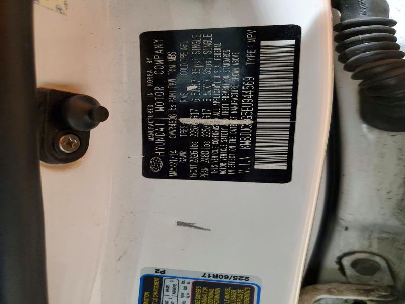 49554146 :رقم المزاد ، KM8JUCAG5EU944569 vin ، 2014 Hyundai Tucson مزاد بيع