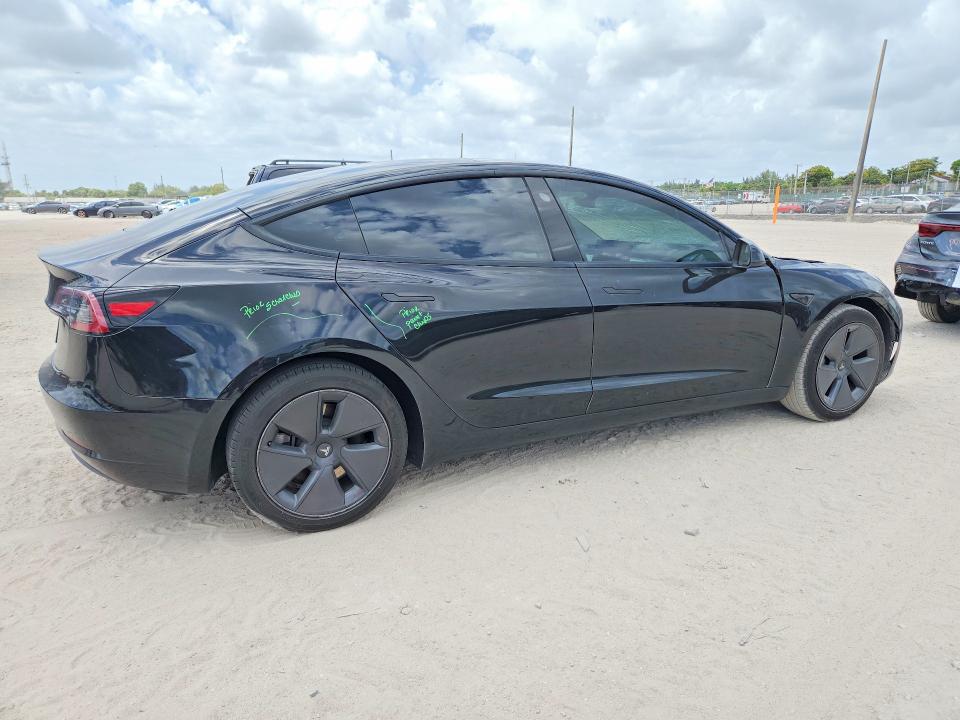 2023 Tesla Model 3 მანქანა იყიდება აუქციონზე, vin: 5YJ3E1EA6PF555844, აუქციონის ნომერი: 49286166