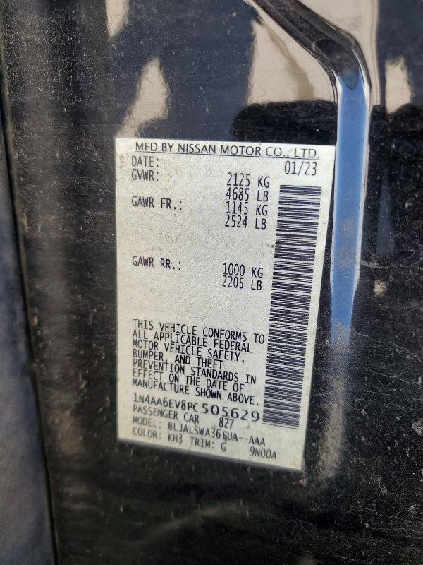 Aukcja sprzedaży 2023 Nissan Maxima, vin: 1N4AA6EV8PC505629, numer aukcji: 52054196
