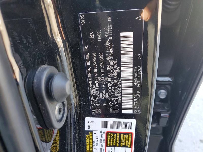 2026 Toyota Highlander მანქანა იყიდება აუქციონზე, vin: 5TDKDRBH5TS597622, აუქციონის ნომერი: 49588866