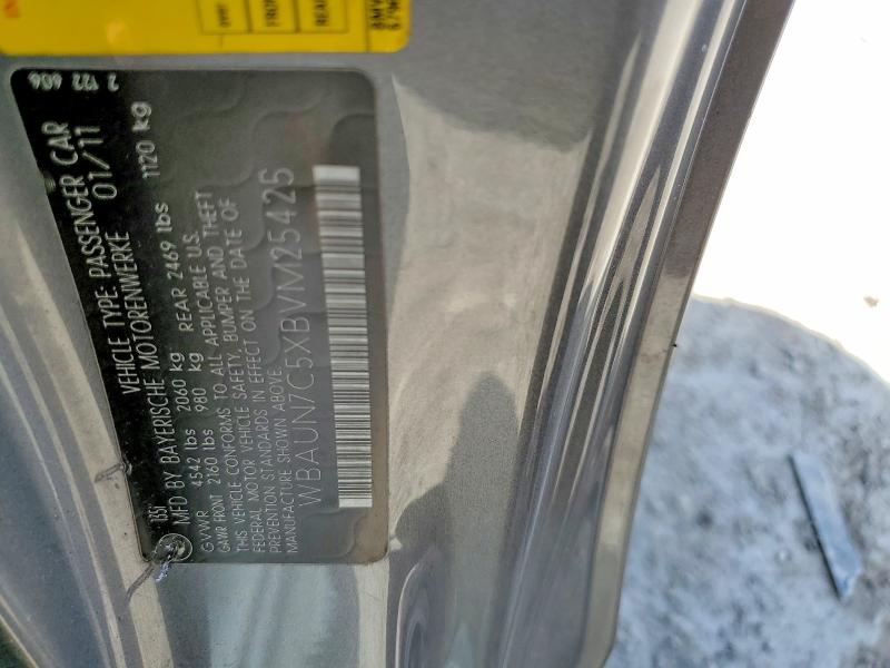 48949936 :رقم المزاد ، WBAUN7C5XBVM25425 vin ، 2011 Bmw 135 مزاد بيع