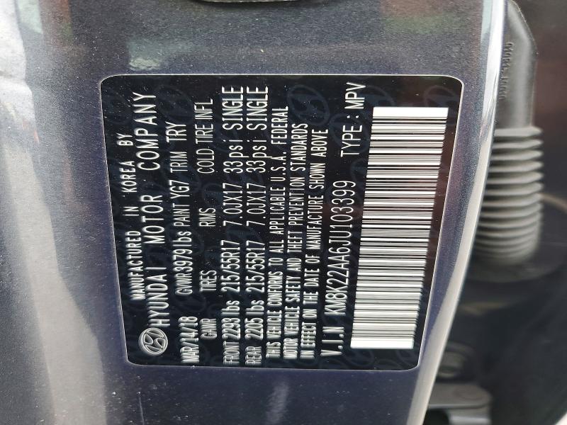 Продажа на аукционе авто 2018 Hyundai Kona, vin: KM8K22AA6JU103399, номер лота: 49920836