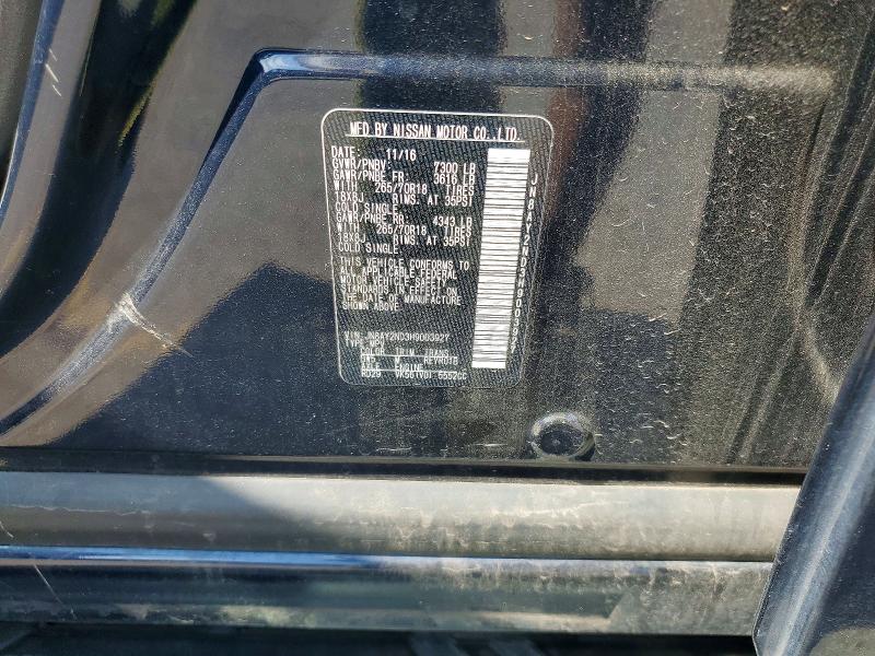 2017 Nissan Armada მანქანა იყიდება აუქციონზე, vin: JN8AY2ND3H9003927, აუქციონის ნომერი: 50991586