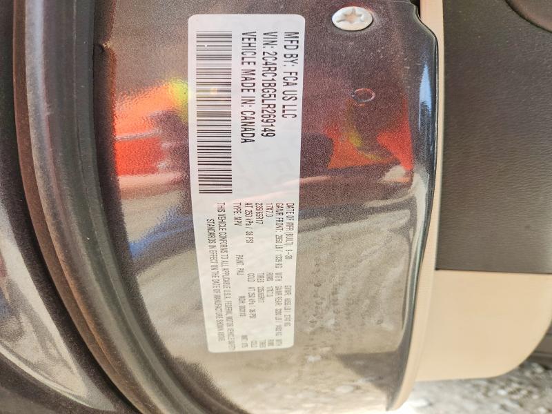 50448036 :رقم المزاد ، 2C4RC1BG5LR269149 vin ، 2020 Chrysler Pacifica مزاد بيع