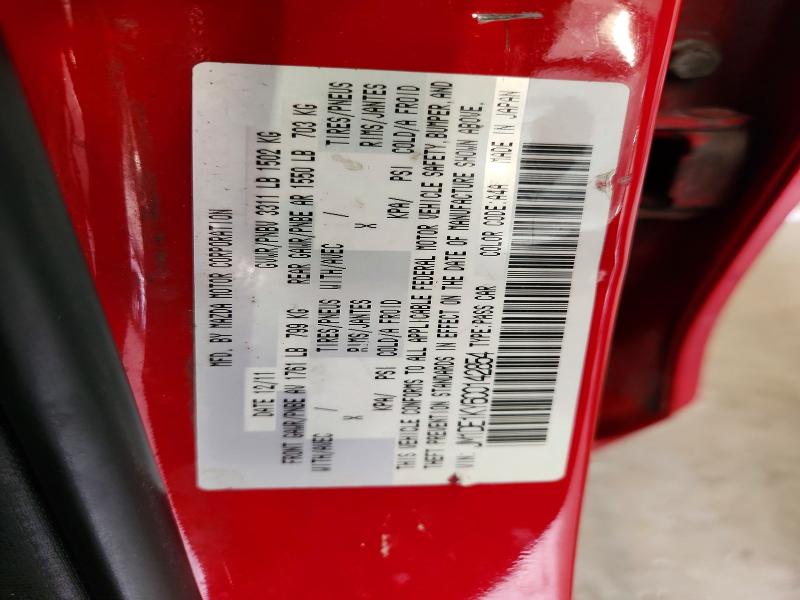 46782396 :رقم المزاد ، JM1DE1KY6C0142854 vin ، 2012 Mazda Mazda2 مزاد بيع