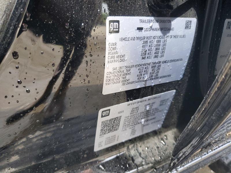 50582666 :رقم المزاد ، 1GTPHAEK9PZ204440 vin ، 2023 Gmc Sierra مزاد بيع