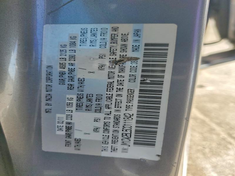 49120466 :رقم المزاد ، JM1CW2BL5C0111842 vin ، 2012 Mazda 5 مزاد بيع