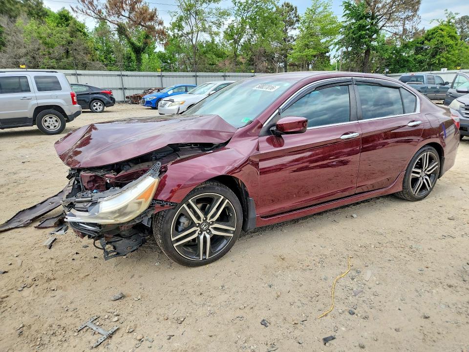 50827016 :رقم المزاد ، 1HGCR2F55HA041622 vin ، 2017 Honda Accord مزاد بيع
