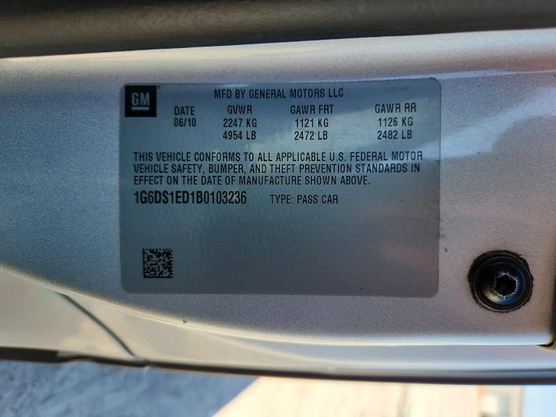 Продаж на аукціоні авто 2011 Cadillac Cts, vin: 1G6DS1ED1B0103236, номер лоту: 49419486