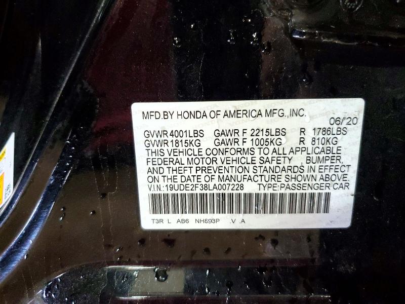 Продажа на аукционе авто 2020 Acura Ilx, vin: 19UDE2F38LA007228, номер лота: 51546716