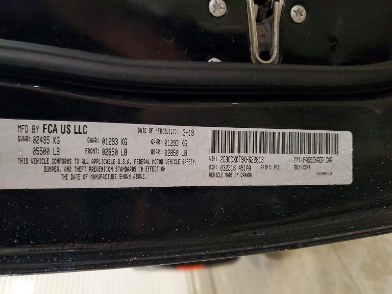 Aukcja sprzedaży 2019 Dodge Charger, vin: 2C3CDXKT9KH622813, numer aukcji: 50632756