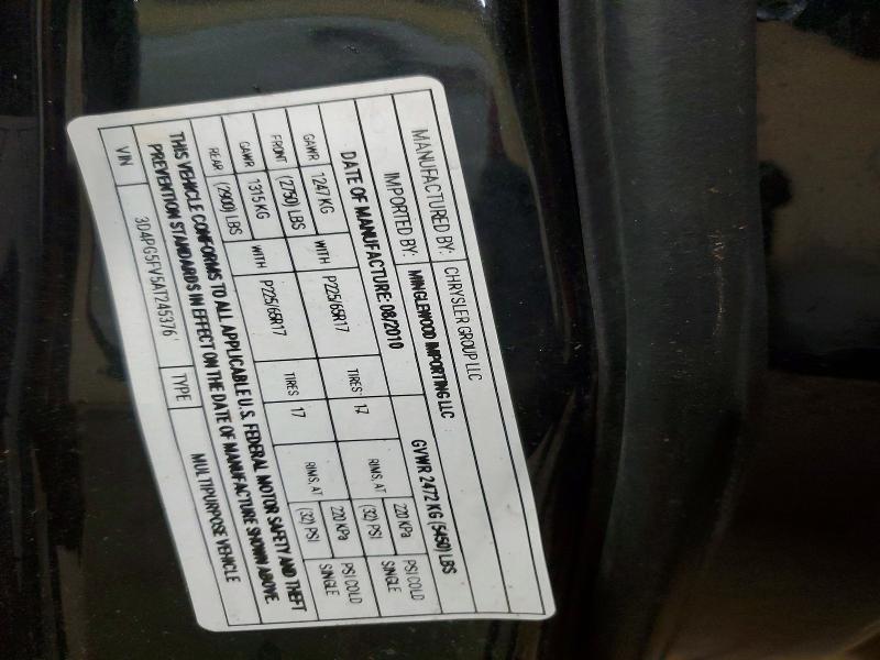 Продаж на аукціоні авто 2010 Dodge Journey, vin: 3D4PG5FV5AT245376, номер лоту: 51539296