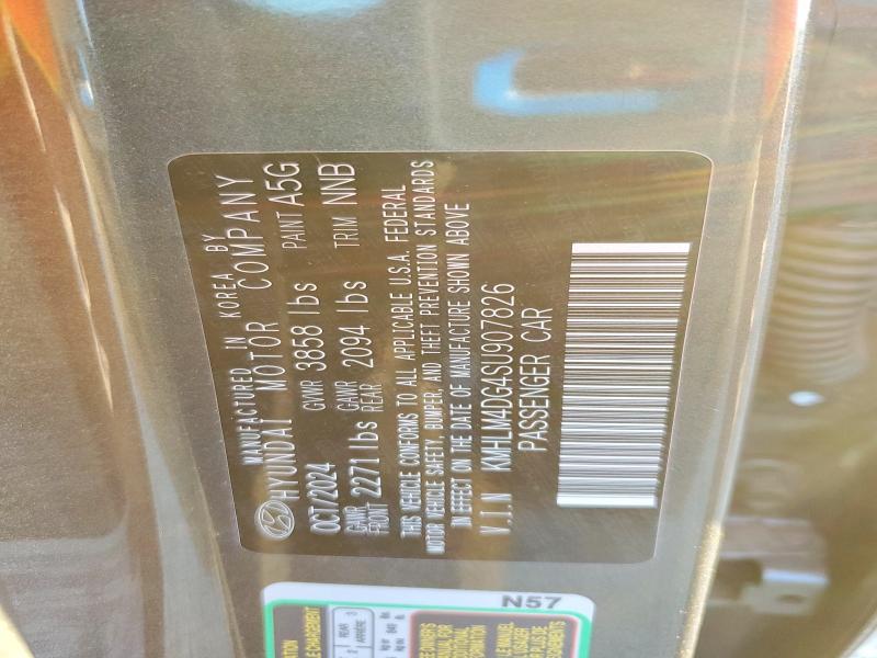 50566916 :رقم المزاد ، KMHLM4DG4SU907826 vin ، 2025 Hyundai Elantra مزاد بيع