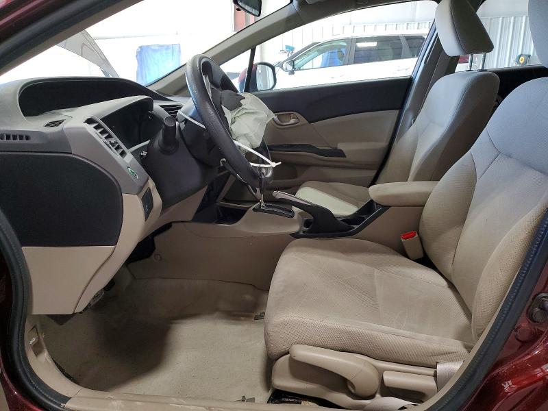 Aukcja sprzedaży 2012 Honda Civic, vin: 19XFB2F57CE371266, numer aukcji: 50652736