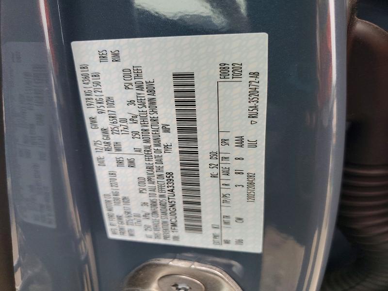 Aukcja sprzedaży 2026 Ford Escape, vin: 1FMCU0GN5TUA33958, numer aukcji: 49834476