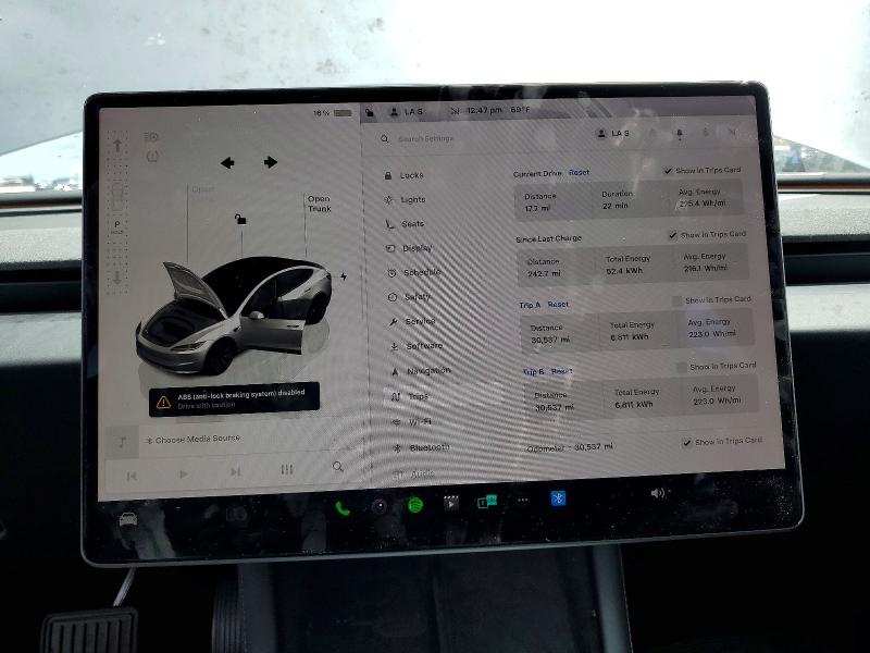 2025 Tesla Model 3 მანქანა იყიდება აუქციონზე, vin: 5YJ3E1EA1SF976959, აუქციონის ნომერი: 49749966