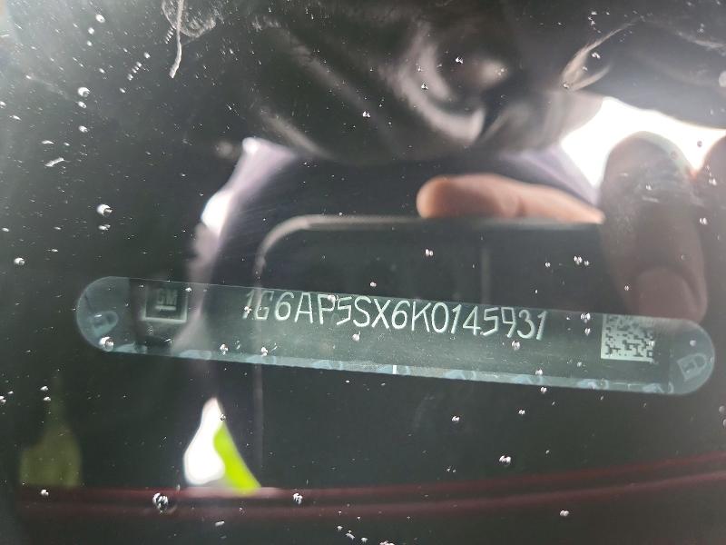 Продажа на аукционе авто 2019 Cadillac Cts, vin: 1G6AP5SX6K0145931, номер лота: 51343836