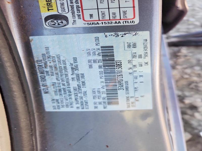 46778246 :رقم المزاد ، 3FAHP07Z87R150831 vin ، 2007 Ford Fusion مزاد بيع