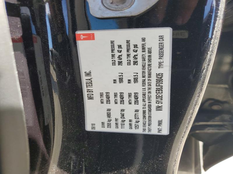 Продажа на аукционе авто 2018 Tesla Model 3, vin: 5YJ3E1EB8JF090435, номер лота: 48989286
