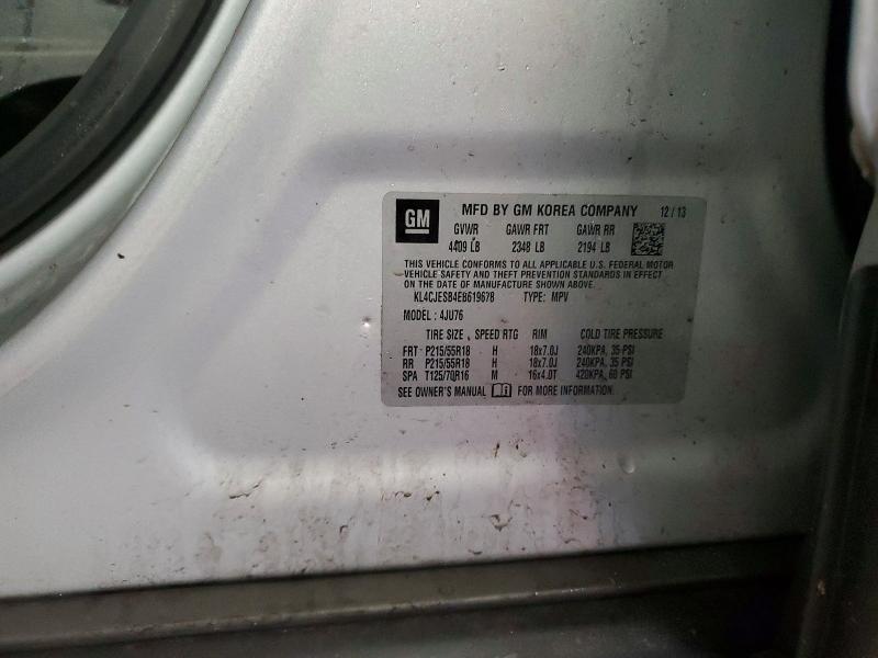 Продажа на аукционе авто 2014 Buick Encore, vin: KL4CJESB4EB619678, номер лота: 48452866