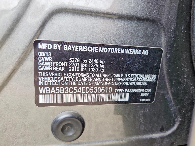 Auction sale of the 2014 Bmw 535, vin: WBA5B3C54ED530610, lot number: 51644576