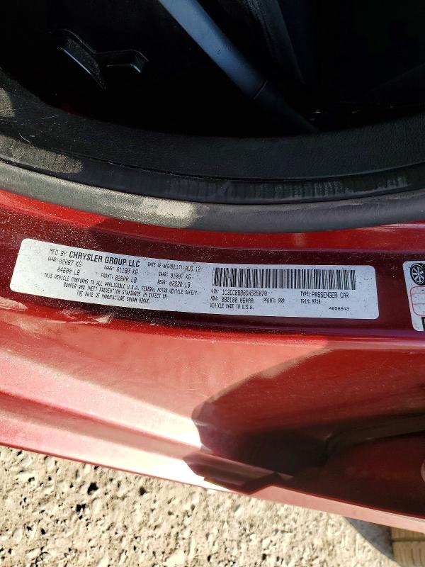 Aukcja sprzedaży 2013 Chrysler 200, vin: 1C3CCBBB8DN505070, numer aukcji: 50297916