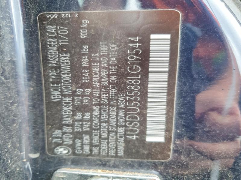 Aukcja sprzedaży 2008 Bmw Z4, vin: 4USDU53588LG19544, numer aukcji: 51434026