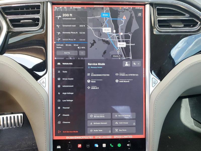 Aukcja sprzedaży 2012 Tesla Model S, vin: 5YJSA1DN9CFP02793, numer aukcji: 51128956