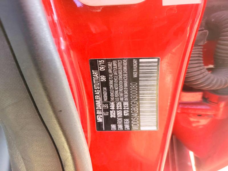 49116476 :رقم المزاد ، WDDSJ4GB0GN300080 vin ، 2016 Mercedes-benz Cla مزاد بيع