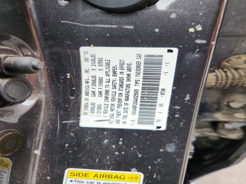 Aukcja sprzedaży 2010 Acura Tl, vin: 19UUA8F20AA025905, numer aukcji: 48182996