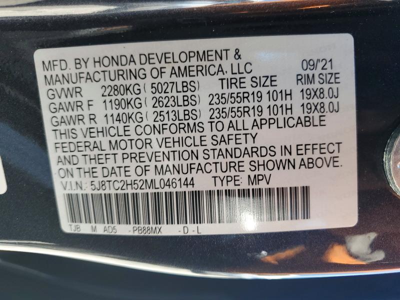 Aukcja sprzedaży 2021 Acura Rdx, vin: 5J8TC2H52ML046144, numer aukcji: 49318586