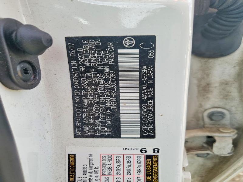 50196566 :رقم المزاد ، JTNB11HKXJ3007289 vin ، 2018 Toyota Camry مزاد بيع