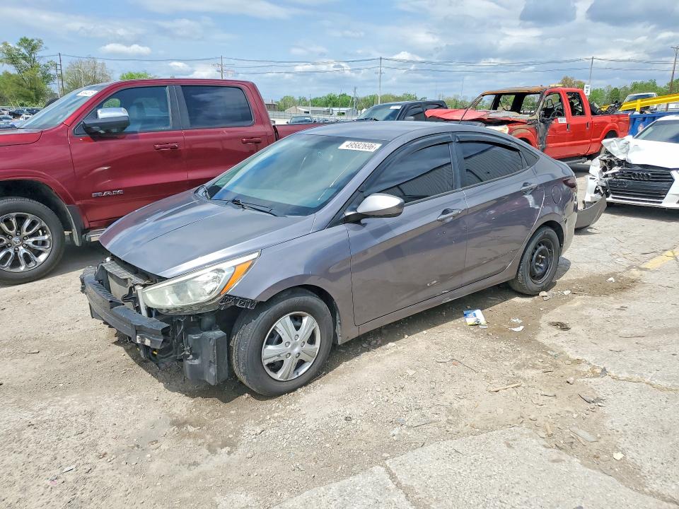 49582696 :رقم المزاد ، KMHCT4AE8FU821348 vin ، 2015 Hyundai Accent مزاد بيع