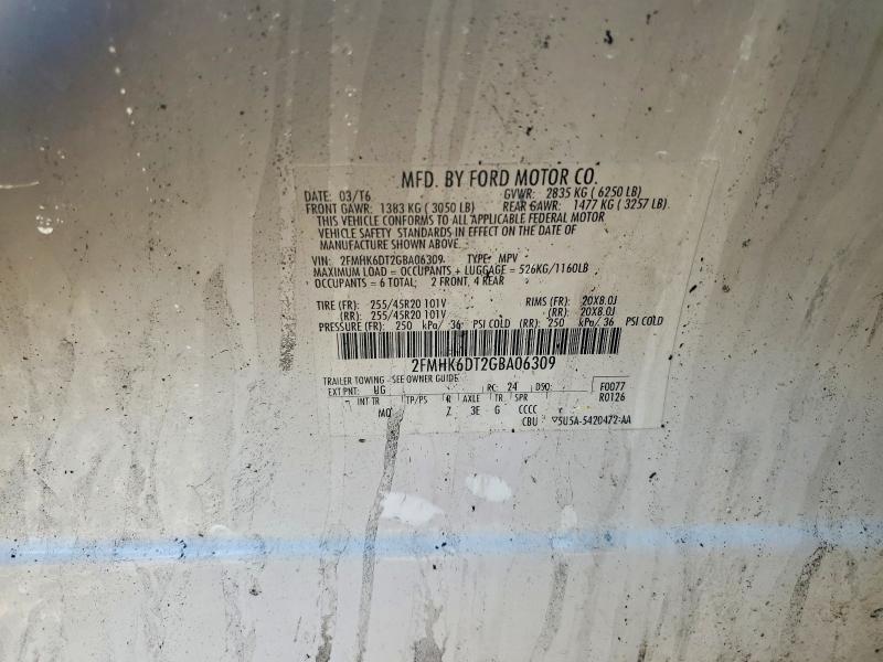 Aukcja sprzedaży 2016 Ford Flex, vin: 2FMHK6DT2GBA06309, numer aukcji: 50071436