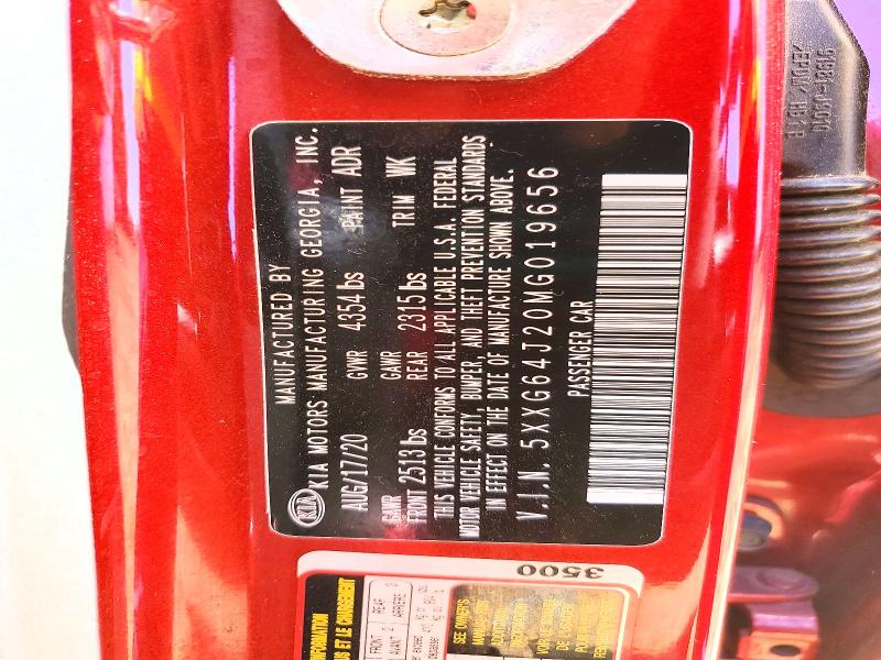 Aukcja sprzedaży 2021 Kia K5, vin: 5XXG64J20MG019656, numer aukcji: 48500846