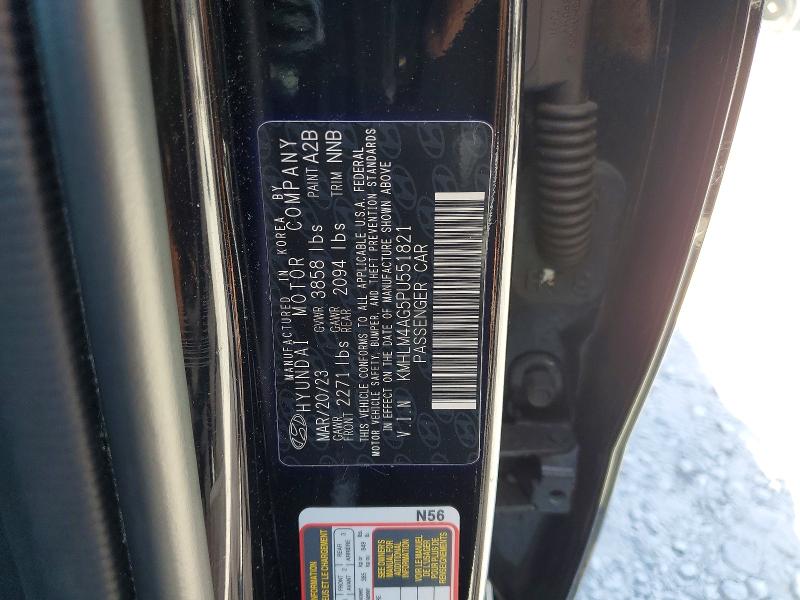 Aukcja sprzedaży 2023 Hyundai Elantra, vin: KMHLM4AG5PU551821, numer aukcji: 49796366