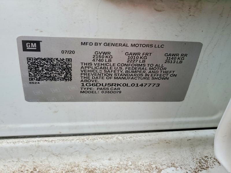 Продаж на аукціоні авто 2020 Cadillac Ct5, vin: 1G6DU5RK0L0147773, номер лоту: 49464766