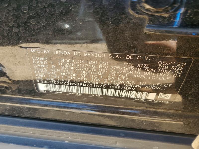 Продажа на аукционе авто 2023 Honda Hr-v, vin: 3CZRZ2H56PM701670, номер лота: 51528666