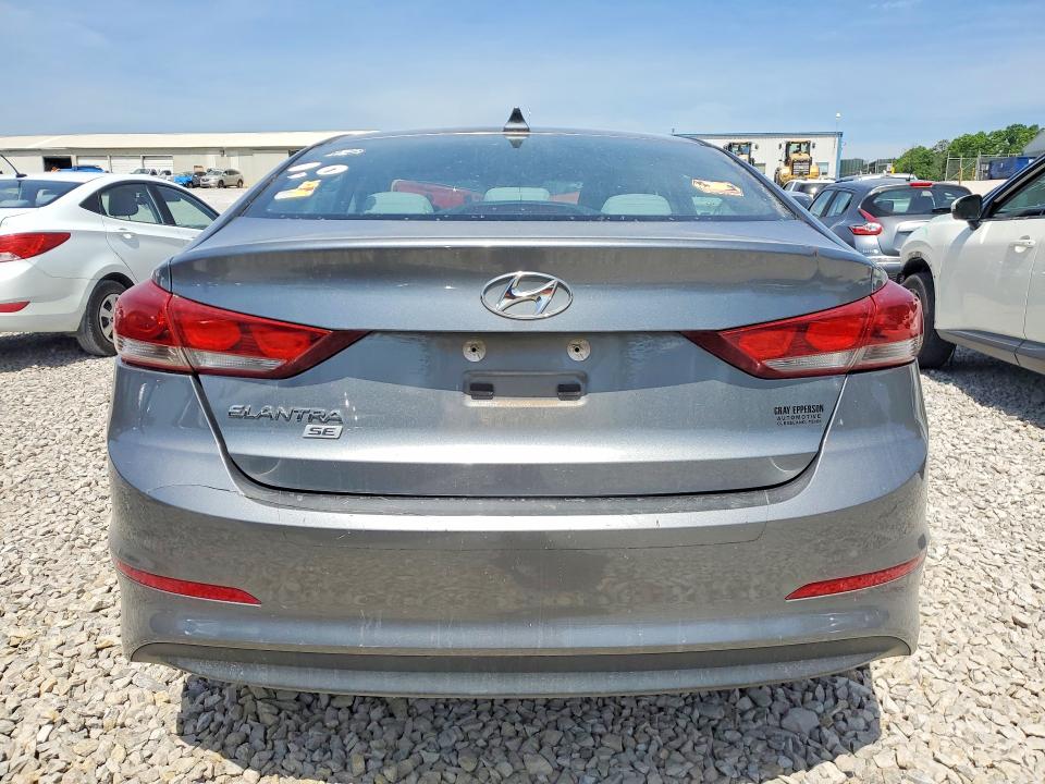 51450466 :رقم المزاد ، KMHD74LF1HU118367 vin ، 2017 Hyundai Elantra مزاد بيع