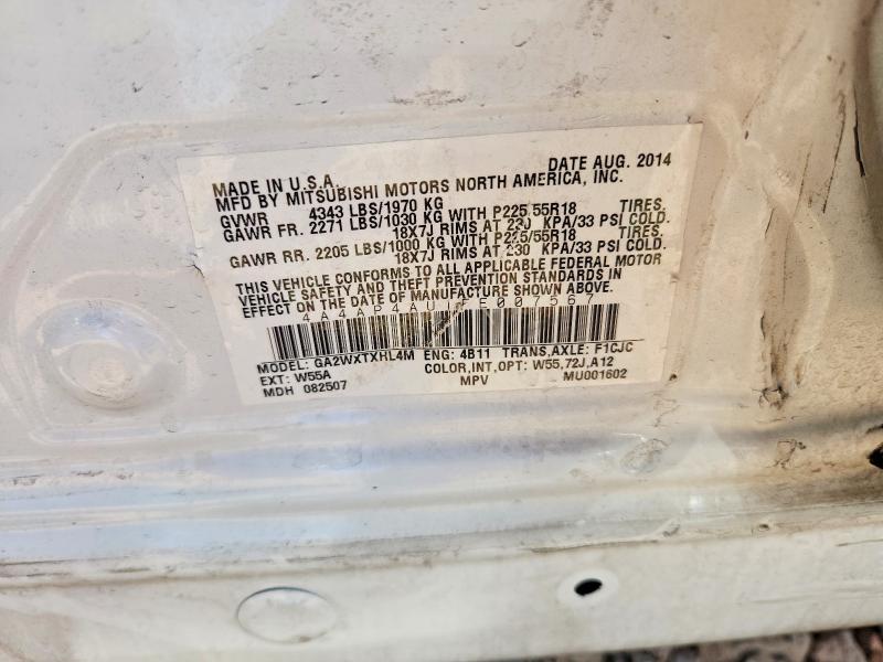 Продаж на аукціоні авто 2015 Mitsubishi Outlander Sport, vin: 4A4AP4AU1FE007567, номер лоту: 48674486